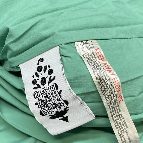 FP Movement by Free People Pippa Sherpa Scrunchy Jacket Green Size M | Full Zip - Picture 2 of 12